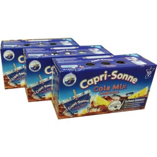 Capri Sun Cola Mix 3 Packungen á 10 x 200ml (30 gesamt)
