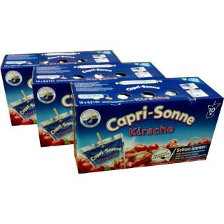 Capri Sun Kirsch 3 Packungen á 10 x 200ml (30 gesamt)