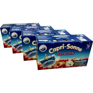 Capri Sun Kirsch 4 Packungen á 10 x 200ml (40 gesamt)