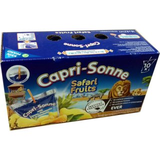 Capri Sun Safari Fruit 10 x 200ml Packung (Mandarine, Zitrone, Orange & Ananas)