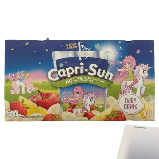Capri Sun Elfentrank 10 x 200ml Packung (Banane, Apfel, Zitrone & Erdbeere) + usy Block