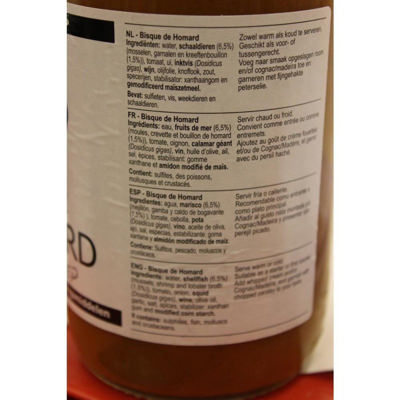 Ferrer Bisque de Homard 720ml Flasche (Hummersuppe)