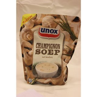 Unox Champignonsoep met Bieslook 1200ml Packung (Champignonsuppe mit Schnittlauch)