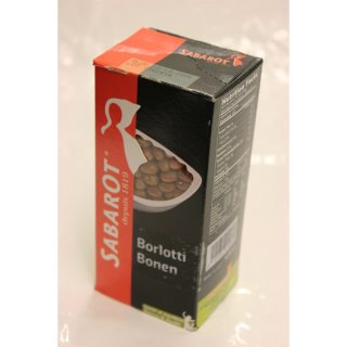 Sabarot Borlotti Bonen 500g Packung (Wachtelbohnen)