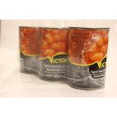 Victoria Baked Beans in Tomato Juice 3 x 400g Konserve (Gebackene Bohnen in Tomatensaft)