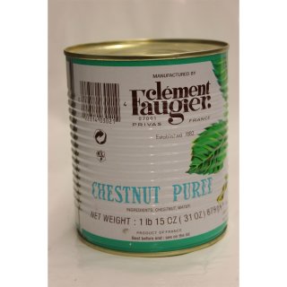 Clement Faigier Chestnut purée, 879g Konserve (pürierte Esskastanienen)