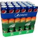 Pepsi Cola, Mirinda Orange & Seven Up je 24 x 0,33l...