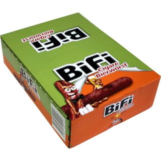 BiFi Cigare Bierworst 24 x 30g (Bierwurst-Salami einzeln verpackt)