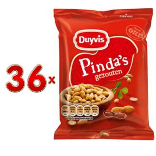 Duyvis Pindas gezouten 36 x 50g Beutel (Erdnüsse gesalzen)