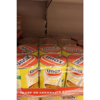 Unox Stevige Kippen Soep 12 x 800ml Konserve (Hühnersuppe)