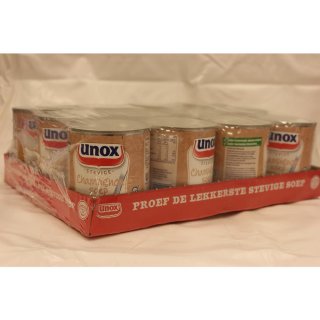 Unox Stevige Champignon Soep 12 x 300ml Konserve (Champignonsuppe)
