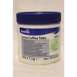 Diversey Suma Coffee Tabs (Kaffeemaschinenreiniger) 220g Dose