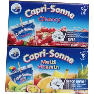 Capri Sun Mixpaket 20 x 200ml Packung (je 10x Kirsche & Multivitamin)