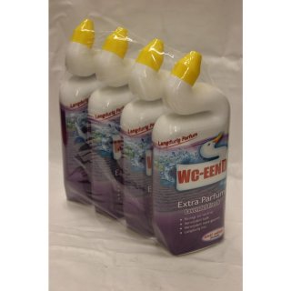 WC-Eend Toiletreiniger Lavendel Fresh 4 x 750ml Flasche (Toilettenreiniger)