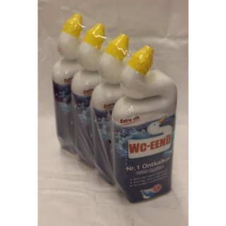 WC-Eend Nr. 1 Ontkalker 100% Hygienic 4 x 750ml Flasche (Entkalker)