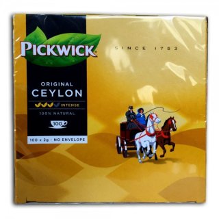Pickwick Teebeutel Ceylon 100 Beutel á 2g unverpackte Teebeutel Vorteilspackung