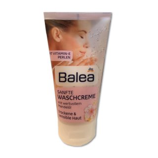 Balea Sanfte Waschcreme mit wertvollem Mandelöl trockene & sensible Haut 150ml