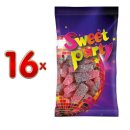 Sweet Party Fles Cola Cherry zuur 16 x 100g Beutel (saure...