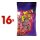 Sweet Party Fles Cola Cherry zuur 16 x 100g Beutel (saure Fruchtgummi-Kirschcola Flaschen)