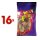 Sweet Party Fles Cola Zuur 16 x 100g Beutel (saure Fruchtgummi Cola-Flaschen)