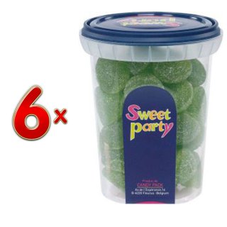 Sweet Party Cup Zachte Eucalyptus, 6 x 220g Runddose (Weiches Eukalyptus)