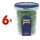 Sweet Party Cup Zachte Eucalyptus, 6 x 220g Runddose (Weiches Eukalyptus)