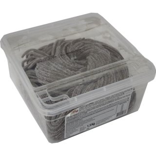 Sweet Party Tubo Citric Spaghetti Geolid Cola 250 Stück, 1,5 kg Dose (Saure Cola Spagetti)