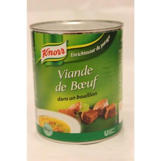 Knorr Viande de BÅ?uf dans un Bouillon 850g Konserve (Rindfleisch in Brühe)