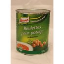 Knorr Boulettes pour Potage en Bouillon 850g Konserve (Suppenklößchen in Brühe)