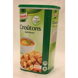 Knorr Croûtons Goût Bacon 580g Dose (Croutons mit Speck)