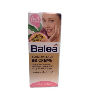 Balea Blemish Balm BB Creme 6in1 mit exotischen Passionfrucht-Duft (50ml)