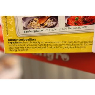 Knorr Rundvleesbouillon 4 x 200g Packung (Rindfleischbuillonwürfel)