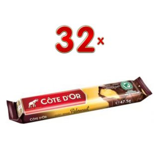 Côte dOr Repen Advocaat, 32 x 44g Riegel (Belgische Milchschokoladen Riegel mit Eierlikörcreme)
