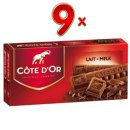 Côte dOr Pakken Melk, 9 x 2 x 200g (Belgische...