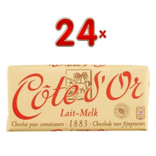 Côte dOr Pakken Lait-Melk , 24 x 150g (Vollmilchschokolade Nostalgie)