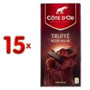 Côte dOr Tabletten Truffe puur, 15 x 190g...