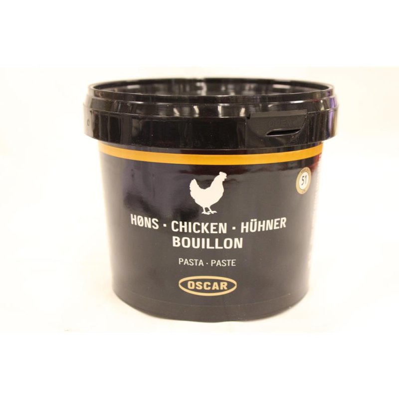 Oscar Chicken Bouillon Pasta 1000g Eimer (Hühnerbrühe Paste)