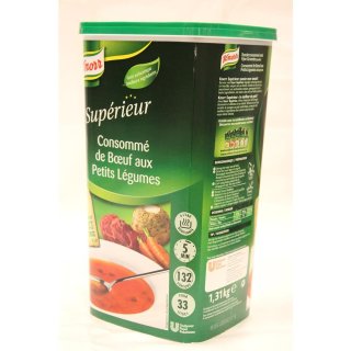 Knorr Consommé de Boeuf aux Petits Légumes 1310g Dose (Rinderkraftbrühe mit kleinem Gemüse)