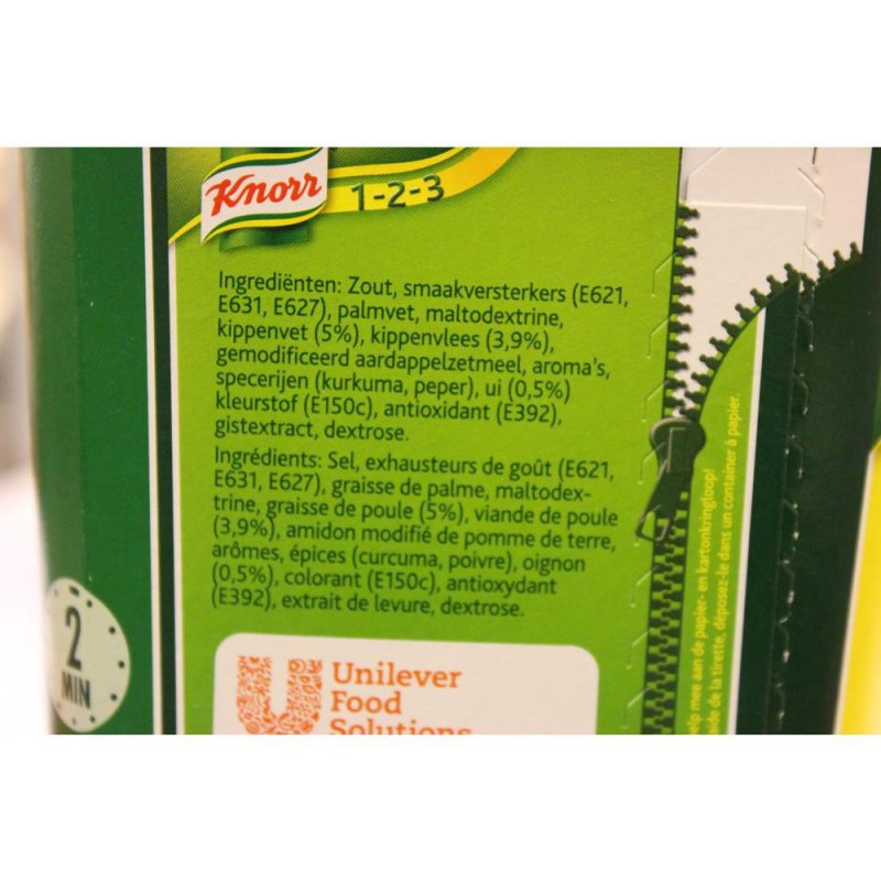 Knorr 123 Kippenbouillon Pasta 1500g Dose (Hühnerbrühe Paste)