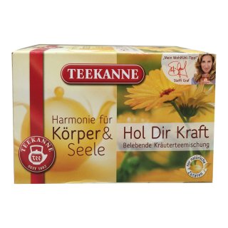 Teekanne Hol dir Kraft Harominie für Körper und Seele (20x2g Packung)