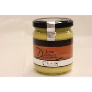 Clovis Grove Dijon Mosterd extra scherp 200g Glas (Dijon Senf - extra scharf)