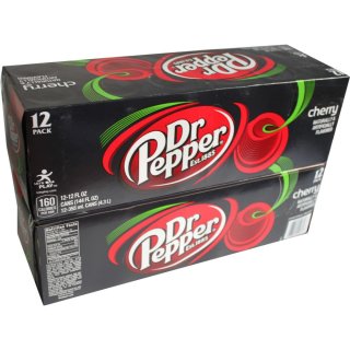 Dr. Pepper Cola Cherry 24 x 0,355l Dose (US Import)