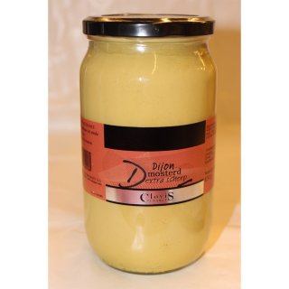 Clovis Grove Dijon Mosterd extra scherp 830g Glas (Dijon Senf - extra scharf)