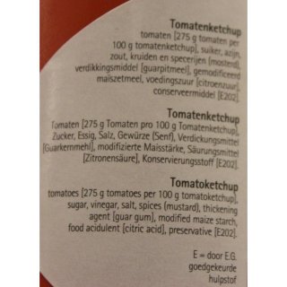Oliehoorn Tomaten Ketchup 450ml Flasche