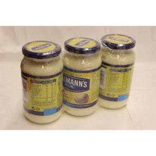 Hellmanns Real Mayonasie 3 x 400g Glas (Mayonnaise)