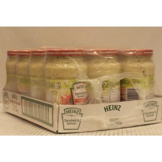 Heinz Sandwich Spread Naturel (12x300g Glas Gemüse Brotaufstrich)