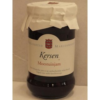 Heerlijkheid Marienwaerdt Kersen Moestuinjam 370g Glas (Kirsch Konfitüre)