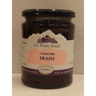 Les Petits Fruits Confiture Fraise 325g Glas (Erdbeer Konfitüre)