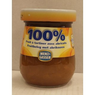 Menz & Gasser Fruitbeleg met Abrikozen 240g Glas (Fruchtaufstrich mit Aprikosen)