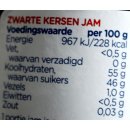 Hero Extra Jam Zwarte Kersen 6 x 340g Glas (Schwarzkirschen Konfitüre extra)